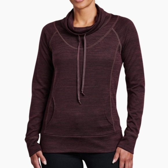 Kuhl Tops - Kuhl Womens XL High Neck Sweater Hiking Outdoors Thumb Holes Gorpcore Granola